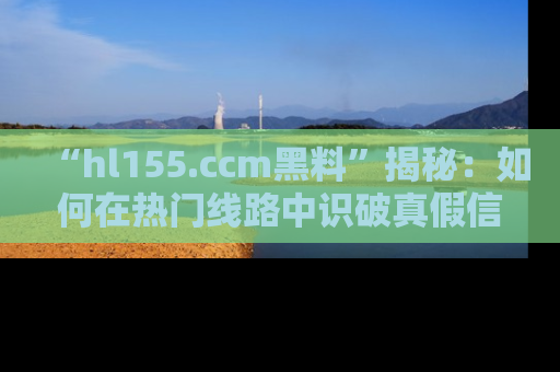 “hl155.ccm黑料”揭秘：如何在热门线路中识破真假信息