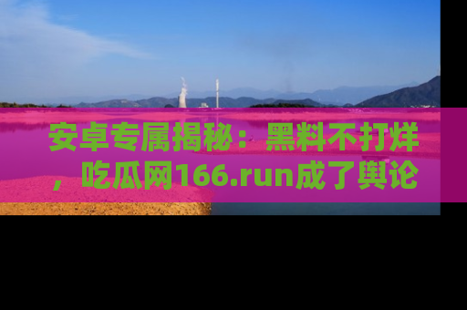 安卓专属揭秘：黑料不打烊，吃瓜网166.run成了舆论风暴的中心