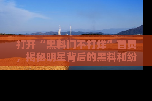 打开“黑料门不打烊”首页，揭秘明星背后的黑料和纷争真相！