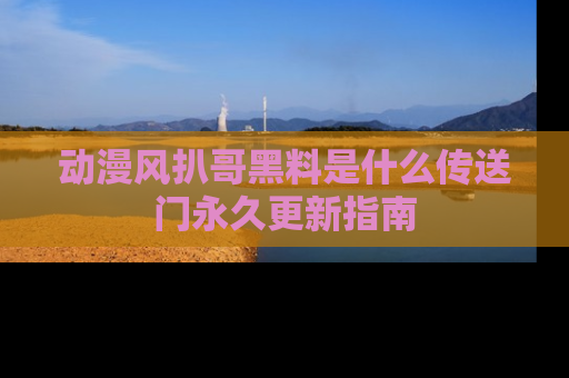 动漫风扒哥黑料是什么传送门永久更新指南