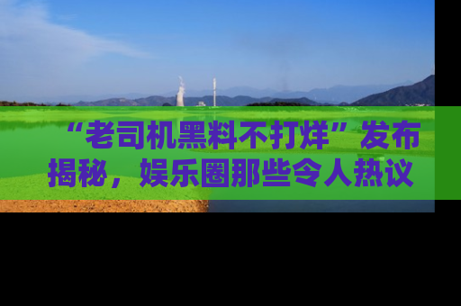 “老司机黑料不打烊”发布揭秘,娱乐圈那些令人热议的黑暗秘密!