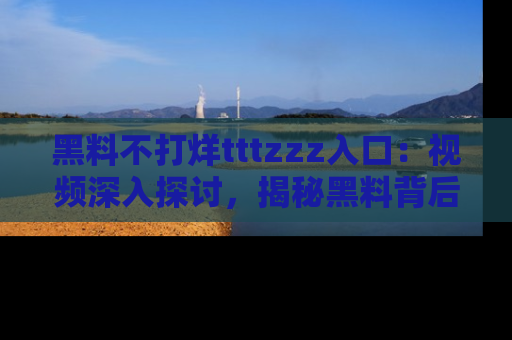 黑料不打烊tttzzz入口：视频深入探讨，揭秘黑料背后的人和事