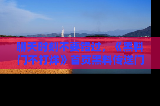聊天时刻不要错过，《黑料门不打烊》首页黑料传送门一键带你进入奇妙世界！