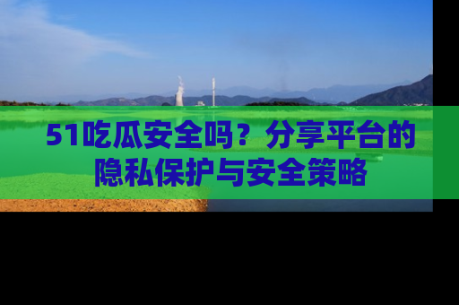51吃瓜安全吗？分享平台的隐私保护与安全策略