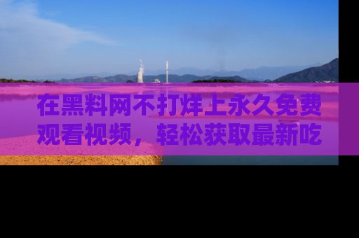 在黑料网不打烊上永久免费观看视频,轻松获取最新吃瓜资讯!